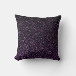 Almofada Travesseiro brilhante preto roxo