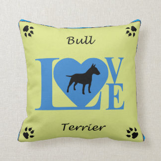 Almofada Travesseiro Bull Terrier LOVE