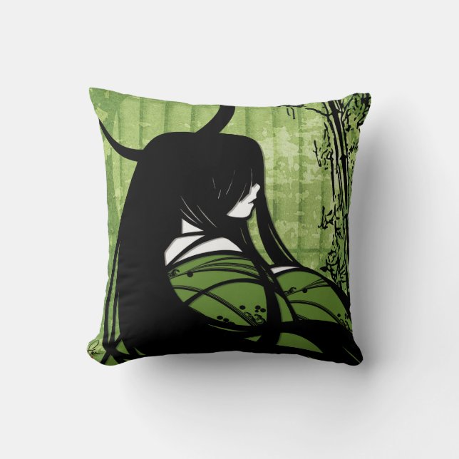 Almofada Travesseiro "capturado" do zen de SajuArt (Frente)