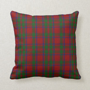 Almofada Travesseiro clássico da xadrez de Tartan de