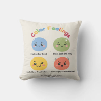 Almofada Travesseiro Color Feelings™ – Emoções para Criança
