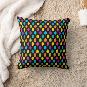 Almofada Travesseiro colorido de Bolinhas no fundo Cozy Sof