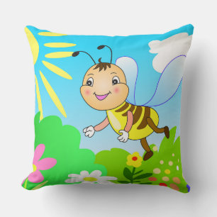 Almofada travesseiro com desenho infantil, desenho animado