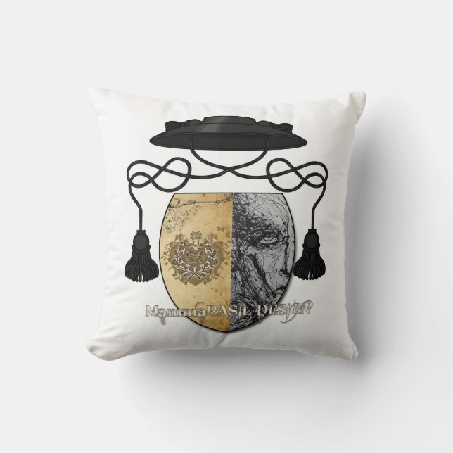 Almofada Travesseiro com Design Classy MammaBASIL! (Frente)