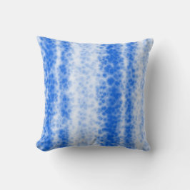 Almofada Travesseiro com Design de Bolhas em Aquarela Azul 