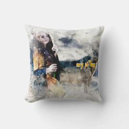 Almofada Travesseiro com volume de água texturizado