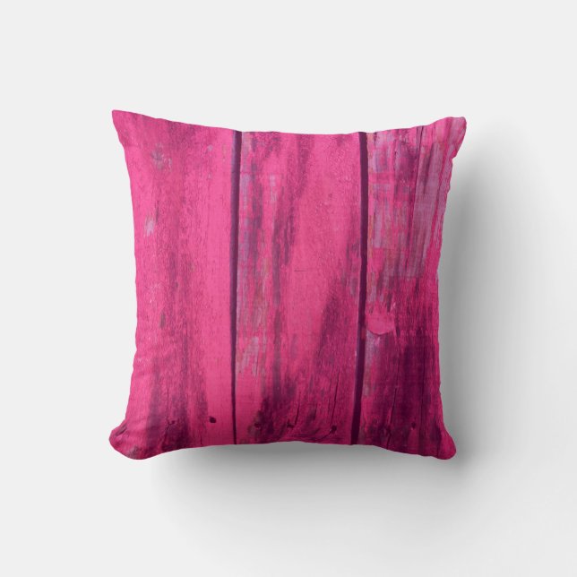 Almofada Travesseiro cor sólida Rosa Fúcsia (Frente)