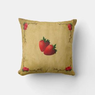 Almofada Travesseiro Country Strawberry