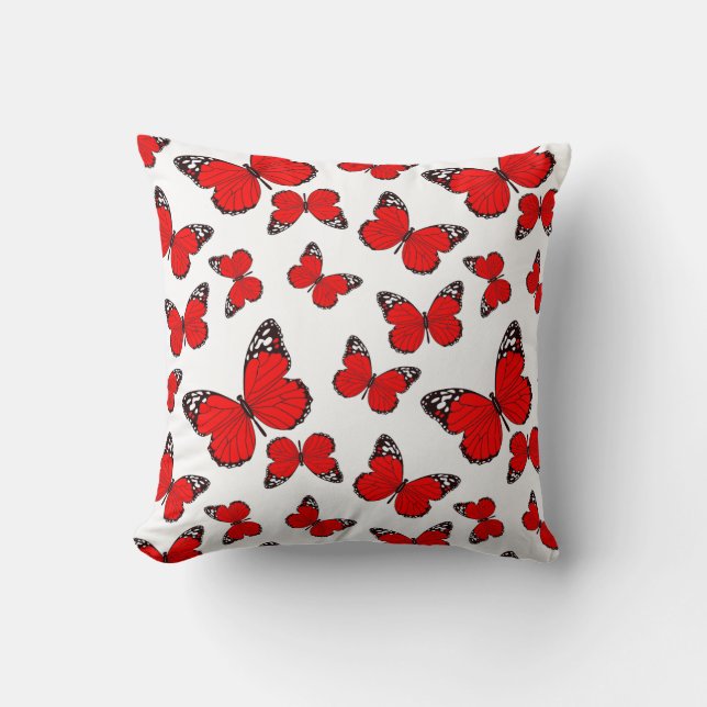 Almofada Travesseiro Crimson Flutter (Frente)
