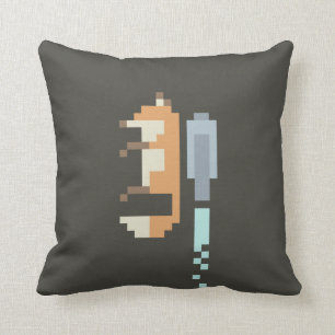 Almofada Travesseiro da arte do pixel do Fox Jetpack