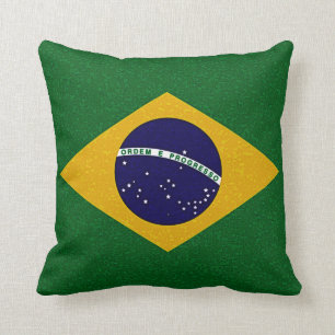 Almofada Travesseiro da BANDEIRA de BRASIL