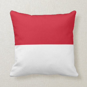 Almofada Travesseiro da bandeira de Indonésia