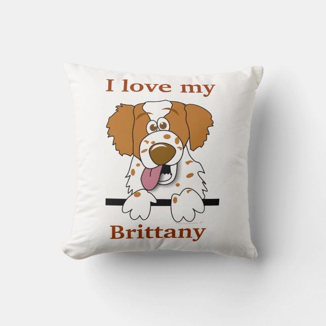 Almofada Travesseiro da decoração da casa do cão do Spaniel (Frente)