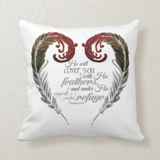 Almofada Travesseiro da escritura do coração da pena