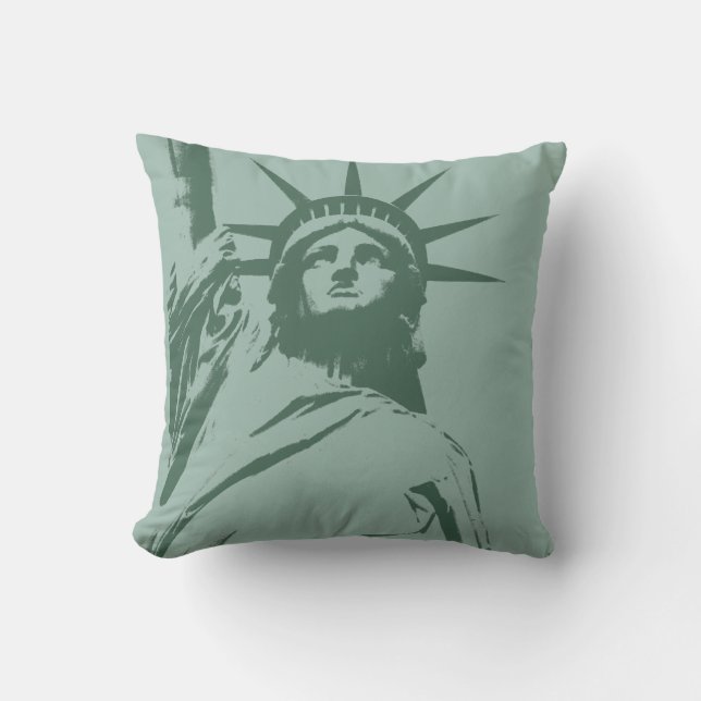 Almofada Travesseiro da estátua da liberdade da lembrança (Frente)