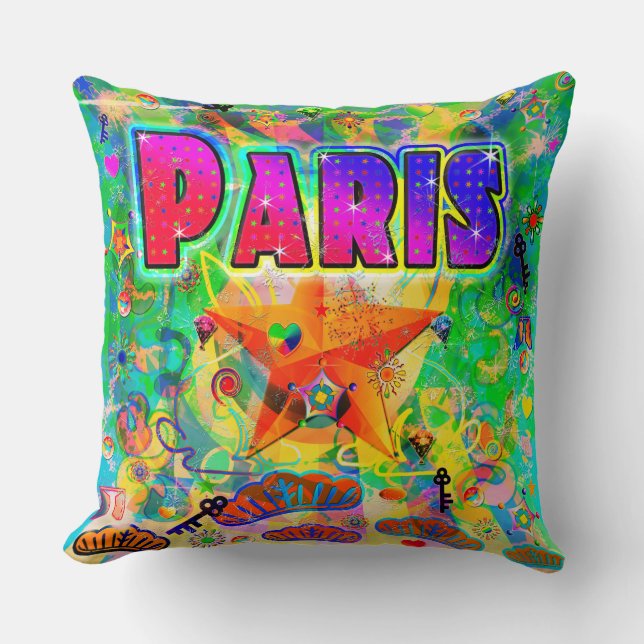 Almofada Travesseiro da Hora de Páscoa de Paris (Frente)