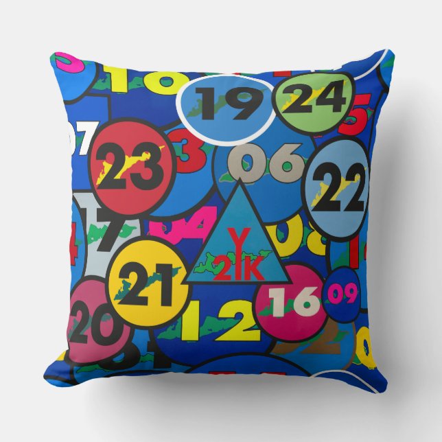 Almofada Travesseiro da Ilha Fishers - Vinheta Gatehouse Gr (Frente)