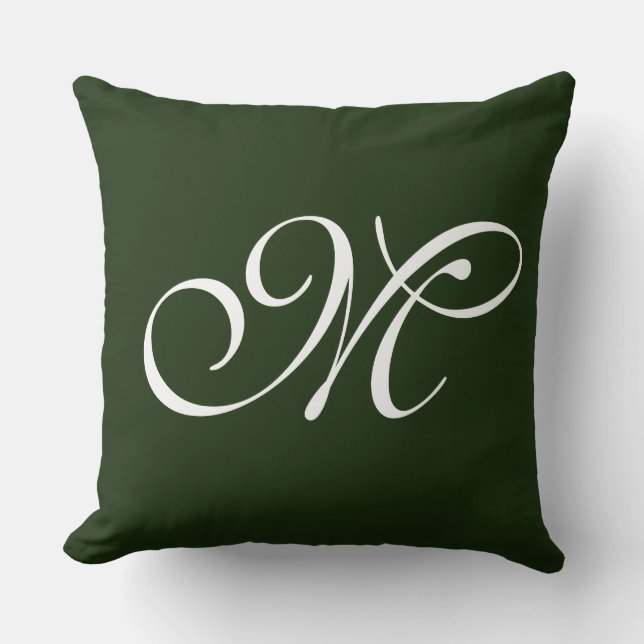 Almofada Travesseiro da inicial de Seawood (Frente)