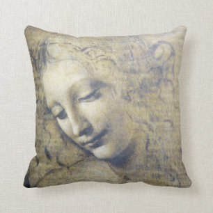 Almofada Travesseiro da jovem mulher de Leonardo da Vinci