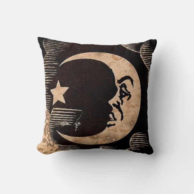 Almofada Travesseiro da lua do conselho da bruxa (Frente)