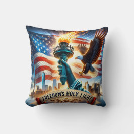 Almofada Travesseiro da Luz Sagrada da Liberdade - Fé, Conf
