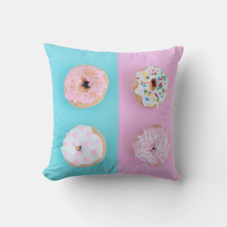 Almofada Travesseiro da Rosquinha das pulverizações rosa