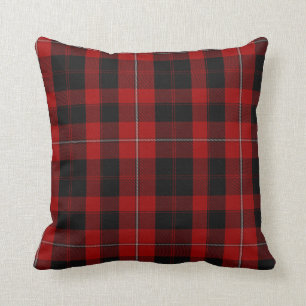 Almofada Travesseiro da xadrez de Tartan de Cunningham do