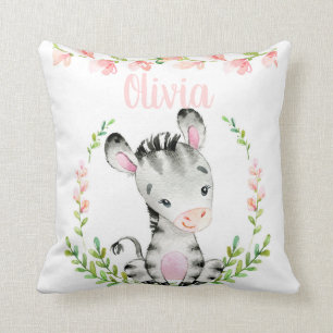 Almofada Travesseiro da zebra do bebê