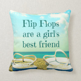 Almofada Travesseiro das citações dos chinelos