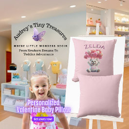 Almofada Travesseiro de 1 rua do bebê personalizado