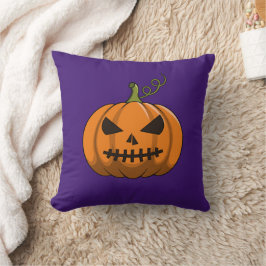 Almofada Travesseiro de Abóbora do Halloween, Decor de Qued