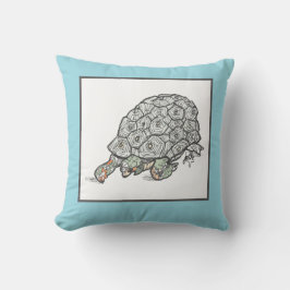Almofada Travesseiro de amante de tartaruga