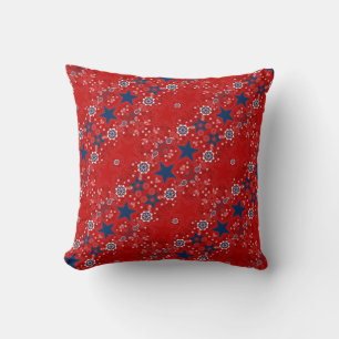 Almofada Travesseiro de Americana Bandana Patriótica