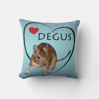 Almofada Travesseiro de Amor Degus (Mix Azul Céu)
