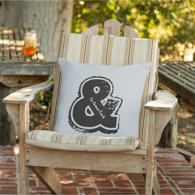 Almofada Travesseiro de Ampersand Personalizado (Cadeira)