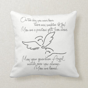Almofada travesseiro de anjo para bebê... aniversário... 