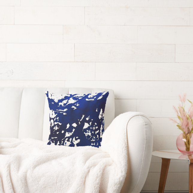 Almofada Travesseiro de Aquarela Abstrato Real (Sofá)