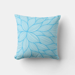 Almofada Travesseiro de Aquarela de Pastel Teal