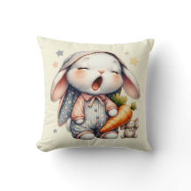 Travesseiro de Arremesso Coelho Sonolento Bunny