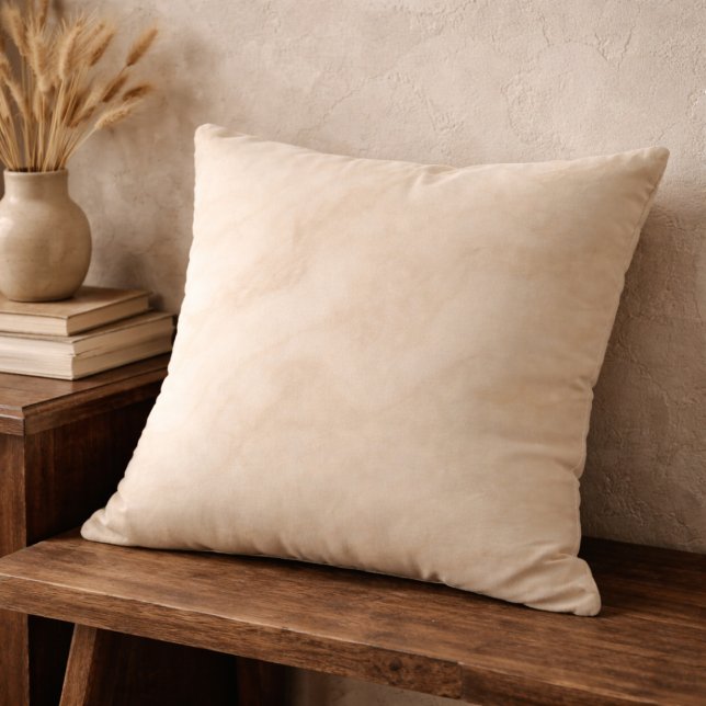 Almofada Travesseiro de arremesso com redemoinho marmoreado (Muted taupe and blush swirls add natural flow to modern neutral rooms)