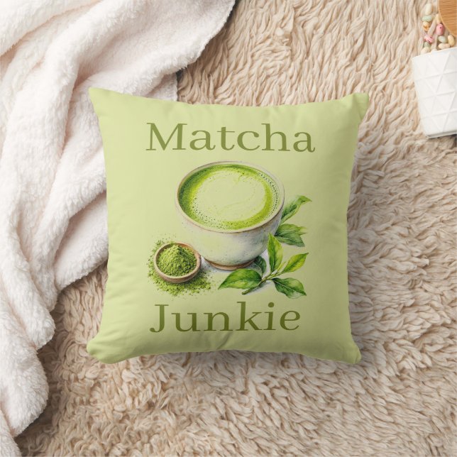 Almofada Travesseiro de Arremesso de Matcha (Cobertor)