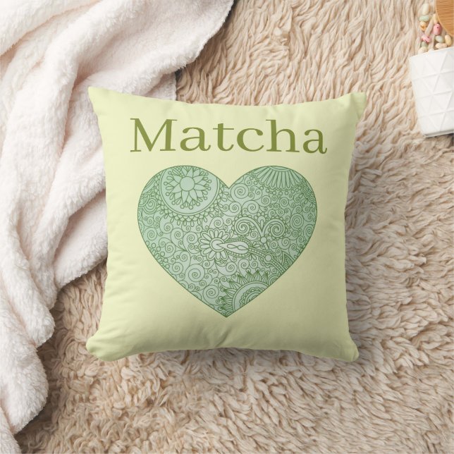 Almofada Travesseiro de Arremesso de Matcha (Cobertor)