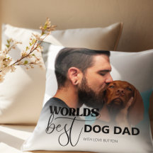 Travesseiro de Arremesso do Melhor Cachorro do Mun