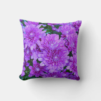 Almofada Travesseiro de Arremesso Mums Roxo