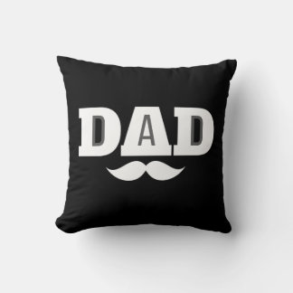 Almofada Travesseiro de Arremesso Papai Bigode Sobrancelha