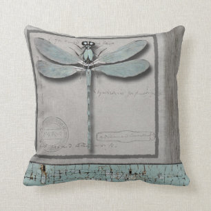 Almofada travesseiro de Arte Dragonfly, Artista Karen J Wil