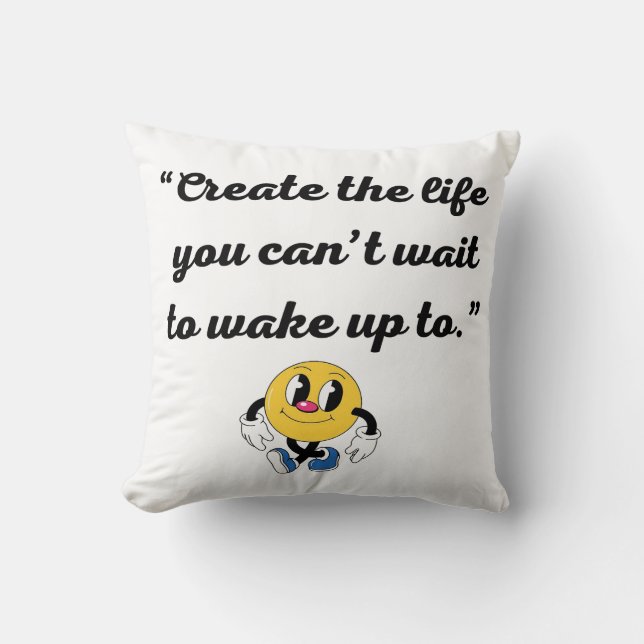 Almofada Travesseiro de Arte Mínimo Quente (Frente)