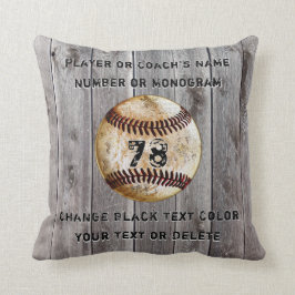 Almofada Travesseiro de basebol personalizado para treinado