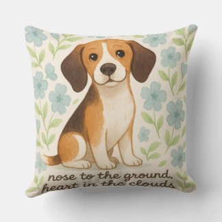 Almofada Travesseiro de Beagle Presente para Amantes de Cac