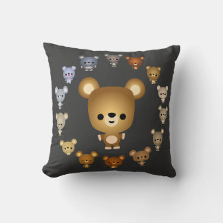 Almofada Travesseiro de Bear de Cartoon Bonito
